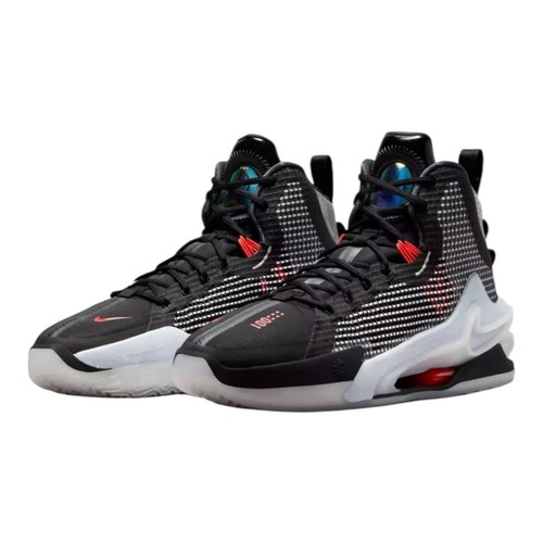 Nike Air Zoom GT Jump Blk Red Iridescent Basketball Shoes Sz 9.5 CZ9907-003 New - Picture 4 of 8