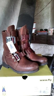 Fly London Seti, Bottes femme, marron, 37 EU - Photo 1/4