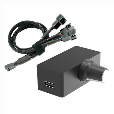 Gokelomg PWM Lüfterregler - Drehzahlregler Für 4-Pin 12V Lüfter & Pumpen Mit USB-C