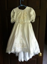 NEW BRIDAL ORIGNALS GIRLS FLOWER GIRL DRESS WITH TRAIN 5