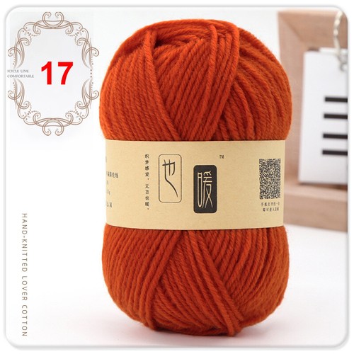1Ball Soft Blended Yarn Hand Knitting 4ply Yarn For Scarf Sweater Hat Doll - Picture 18 of 77