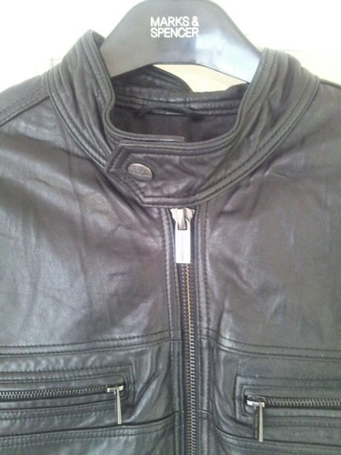 Michael Kors Men Jacket Genuine Leather 