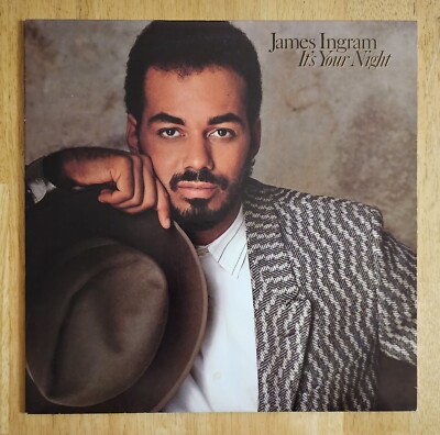 James Ingram  It's Your Night  Vinyl LP Record VG+  With Insert  Yah Mo B There