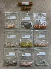 LOT OF 10 RAINBOW 550 7 Strand Paracord RED ORANGE YELLOW GREEN BLUE PURPLE USA