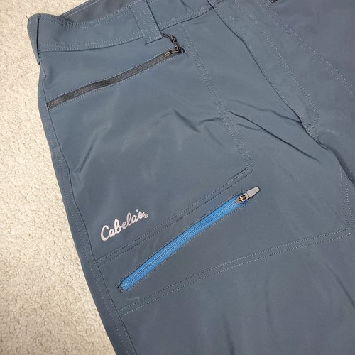 Cabela's Pants Men Size 40x30 Outdoor Gray Cargo 906304 Polyester/Spandex - Picture 3 of 4