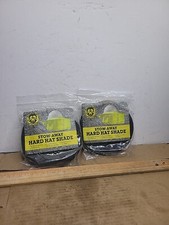 Qty: 2 KHAKI Occunomix MiraCool Stow-Away Hard Hat Sun Shade Protects Neck Face 