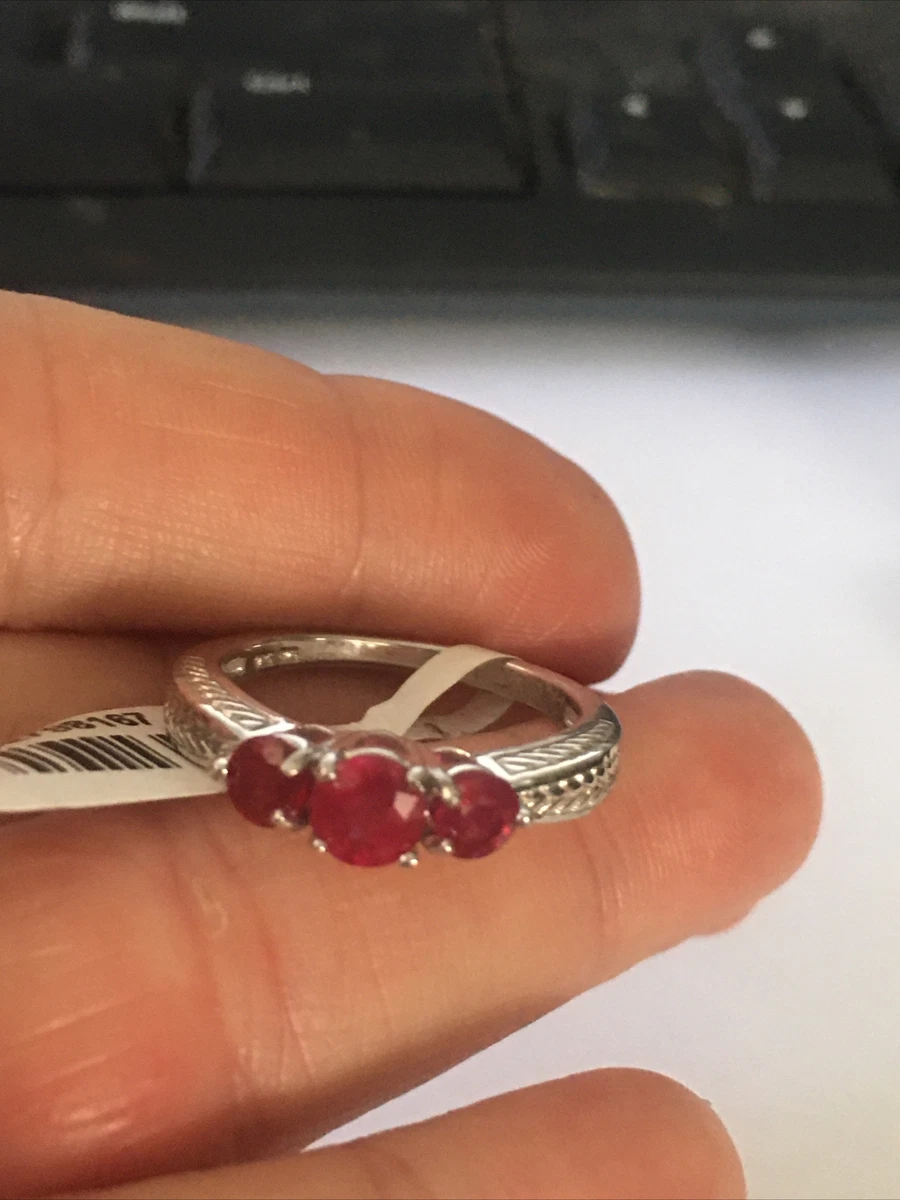 Sts 925 store ruby ring