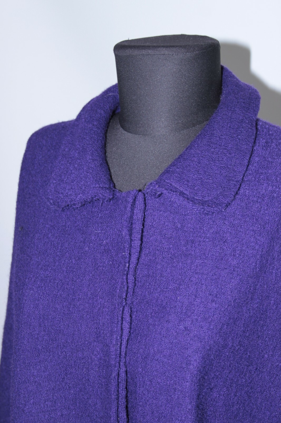 Marimekko Blair womens purple wool coat jacket Size S… Gem