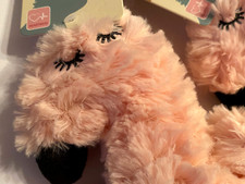 Beeztees Puppy Cuddle Toys und Herzschlag Simulator Flamingo ca.31cm x 23cm