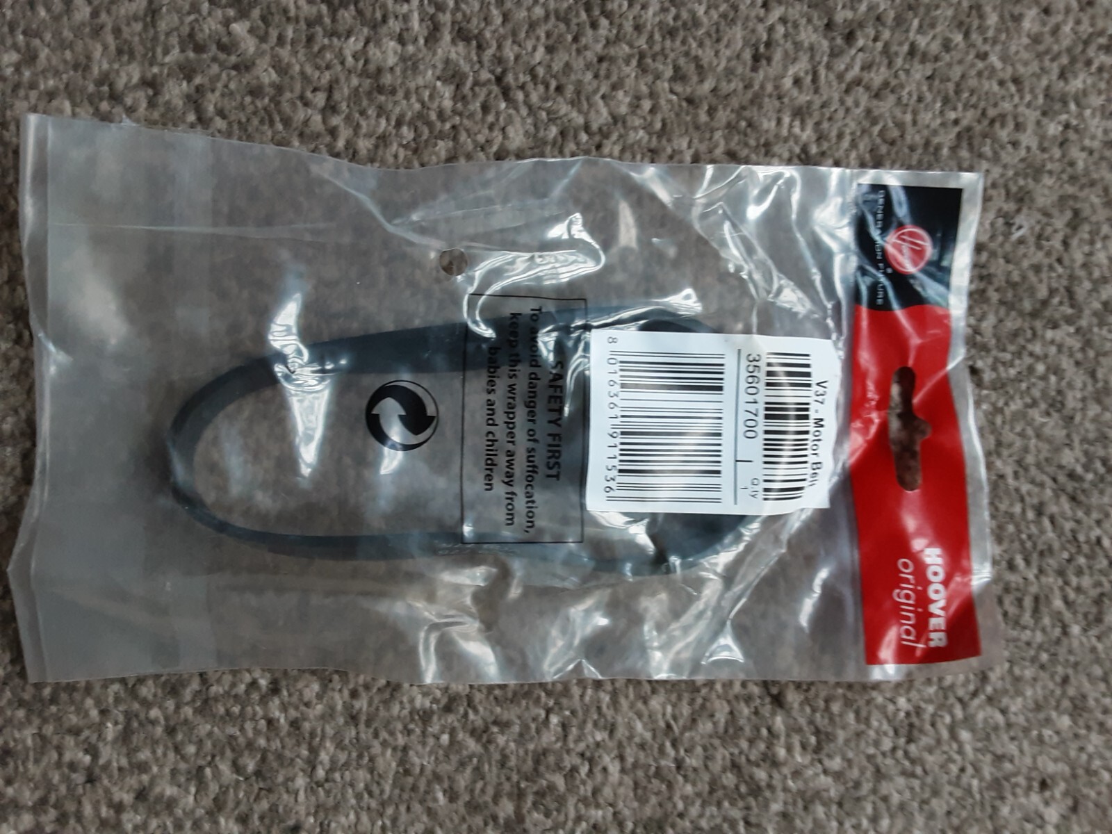Genuine Hoover V37 Vacuum Cleaner Belt Pack (1)
