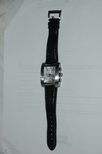 Montblanc Watch Profile XL Chronograph Silver Dial black Leather for Men - Picture 6 of 7