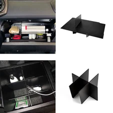 Armrest Insert Storage Box + Glove Box Organizer Divider For Toyota Tacoma 2016+