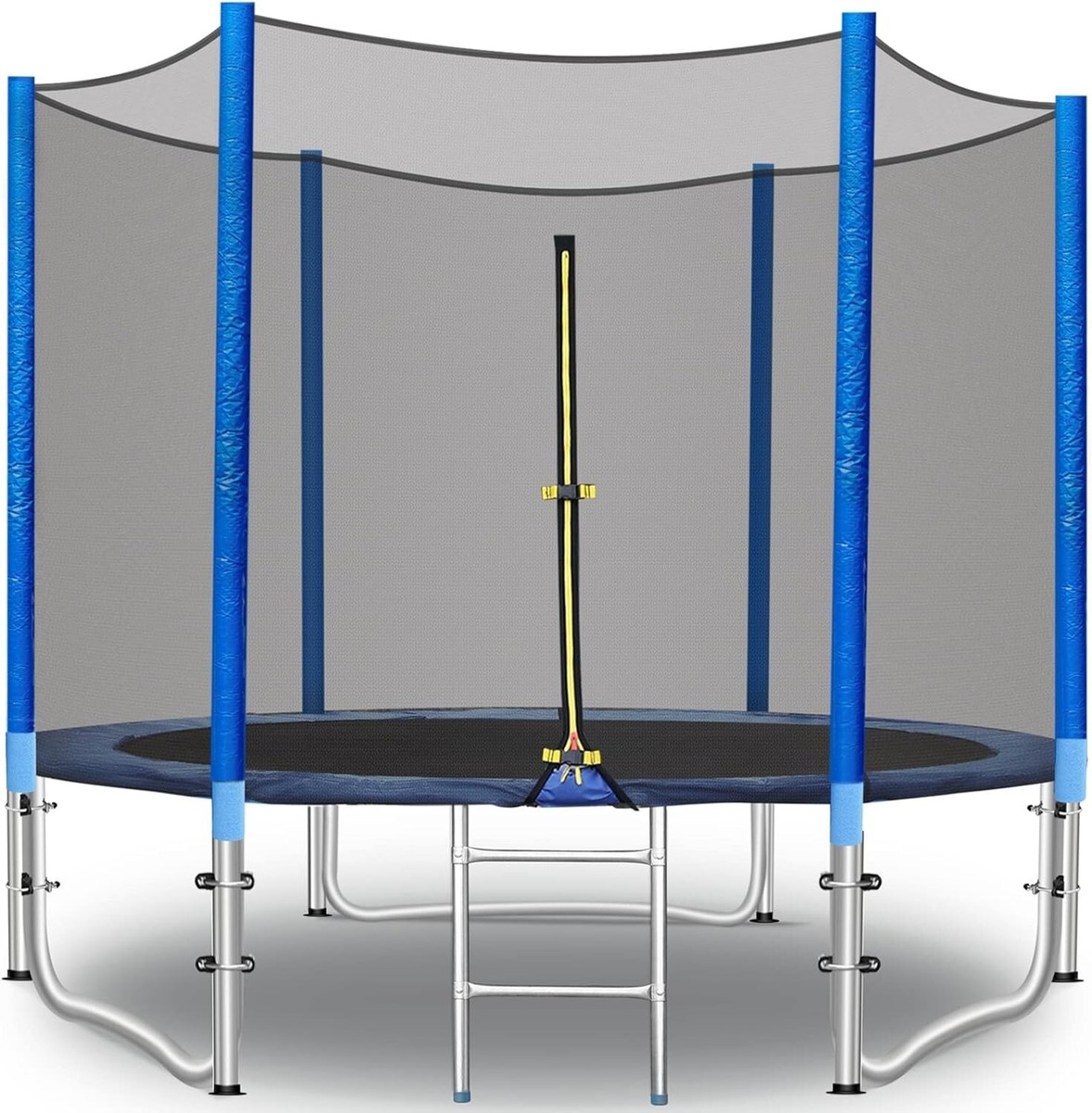 Trampolino Da Giardino Con Rete Di Sicurezza | Ø 244/305/366/427 Cm | Scaletta E Ancoraggi Inclusi - Foto 6