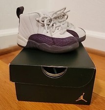 Nike Air Jordan 12 Retro Purple 819666-001 Toddler Baby Shoe Size 5C