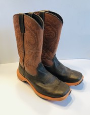 burnt orange worn oiled