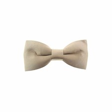 White Satin Hair Bow / Bridal Hair Accessory / Flower Girl Hair Accessory