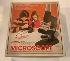 Vintage 1976 Skill Craft World Of Science No. 415 Student Microscope Lab 