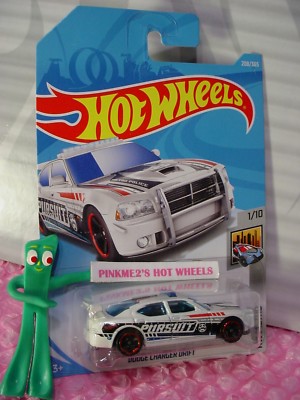 2018 i Hot Wheels DODGE CHARGER DRIFT #208🚨white;mc5;POLICE