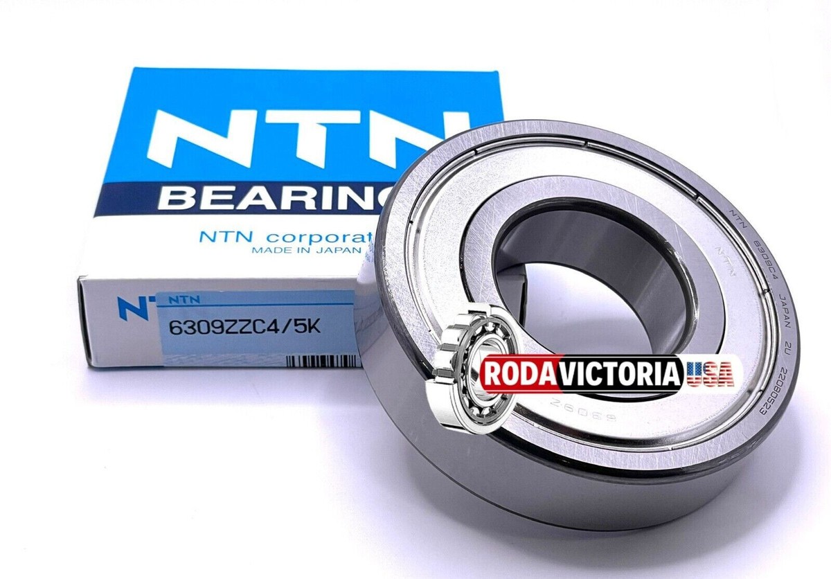 NTN JAPAN 6309 ZZ C4/5K DEEP GROOVE BALL BEARING METAL SHIELDED