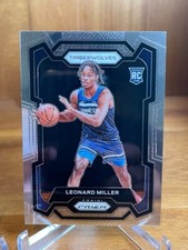 2023-24 Panini Prizm Basketball Leonard Miller Rookie RC - Timberwolves