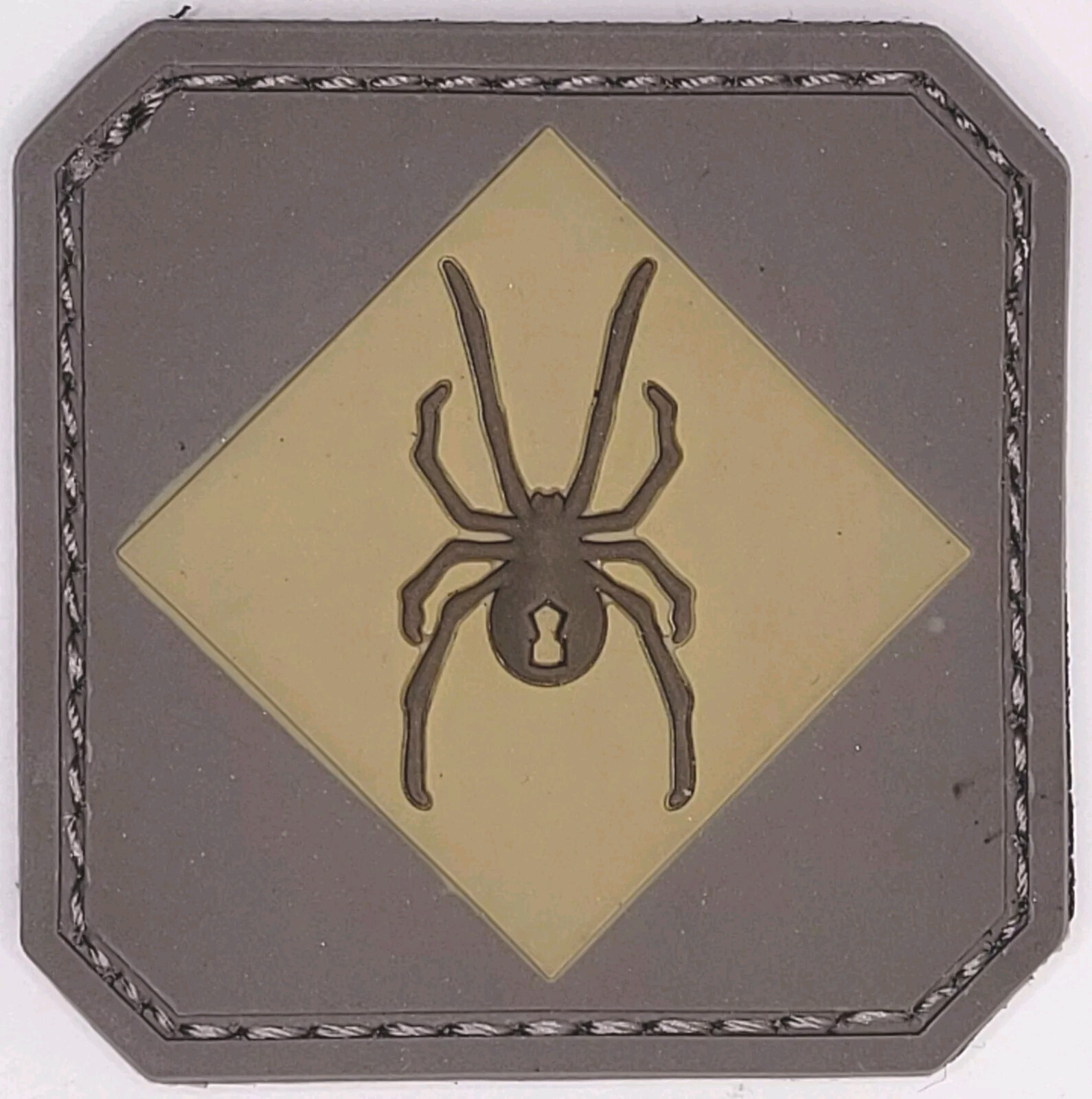 SPIDER BLACK WIDOW MILSPEC MONKEY Morale Patch PVC RUBBER VELCR0 2
