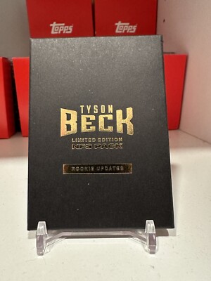 Tyson Beck ROOKIE UPDATES Sealed Limited Edition NFS PACK - Art Trading Cards