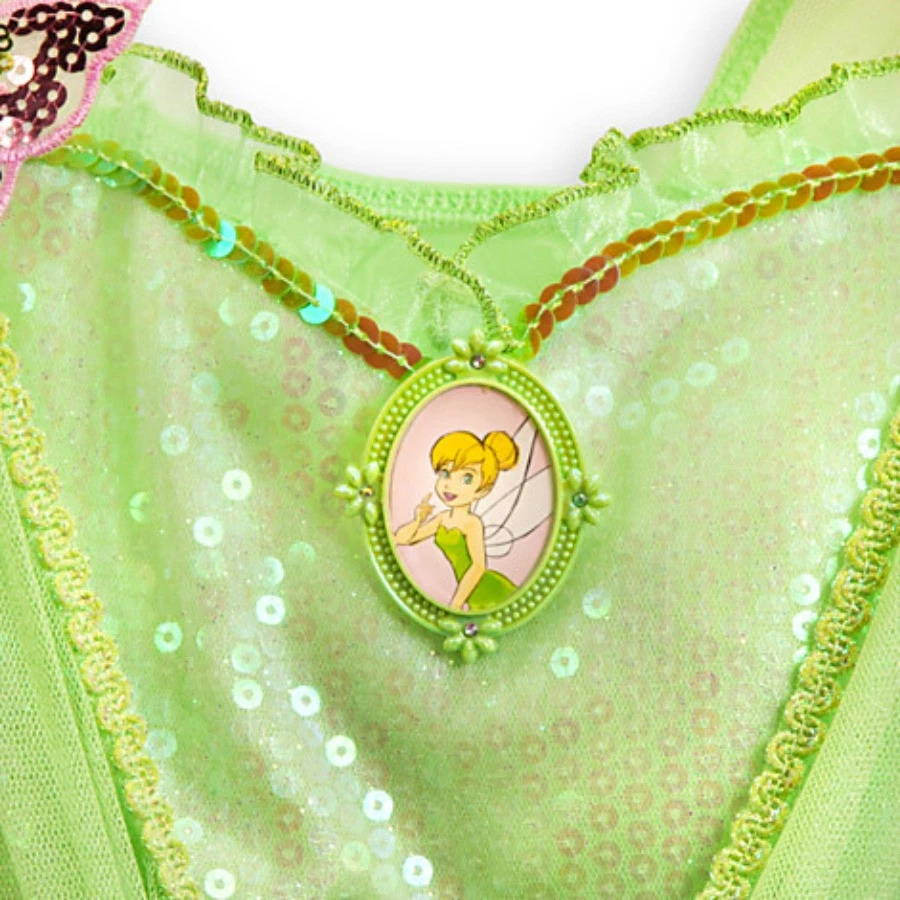 Disney Store Tinker Bell Fairy Costume Wings Shoes Wand (No Tiara) - Image 3 of 4