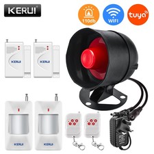 Smart APP Control Burglar Security Alarm 110dB Wireless WiFi Home Protection Set