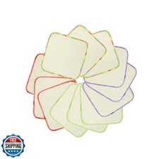 babygoal Reusable Rayon from Bamboo Baby Wipes, 12 Pack Washable Small Size S