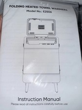 Compact Folding Heated Towel Warmer   Elegant Home Comfort   