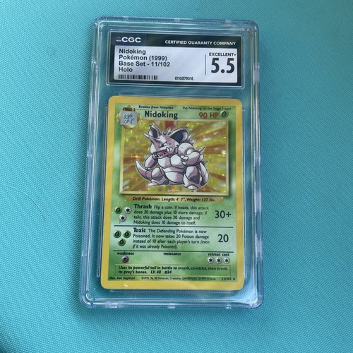 Nidoking graded CGC 5.5 for sale on eBay