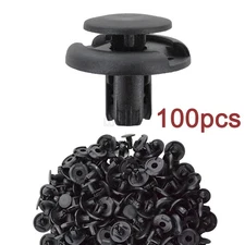 100x Fender Bumper Clips For 7mm Hole Mitsubishi Outlander Montero Lancer Raider