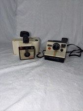 vintage polaroid cameras Lot Of 2-Swinger 1 Land Camera 1 Not Tested 70s