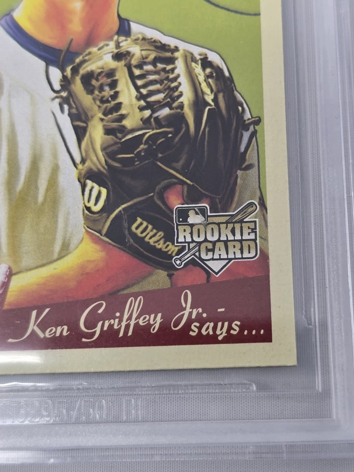  Clayton Kershaw Dodgers Rookie Upper Deck Goudey #75 Beckett 9.5 Estado perfeito - Imagem 2 de 4