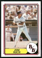 1987 Topps Boardwalk and Baseball #5a Jim Rice