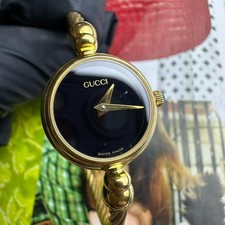 no tariff Gucci 2700L Vintage Watch gold new battery