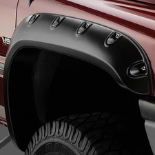 For Jeep Wrangler 87-95 Bushwacker Cut-out Matte Black Front Fender Flares