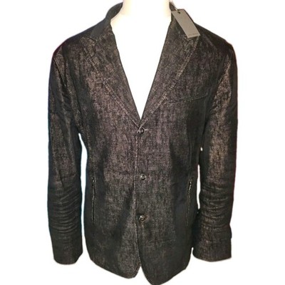 John Varvatos Sakko Größe 54 / XL schwarz melliert - top Zustand