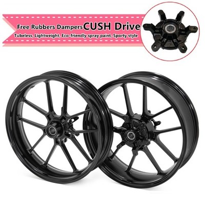 Supermoto 17x3.5''/5.0 Front Rear Wheels CUSH Drive for EXC SXF XCW 125-500 14-24