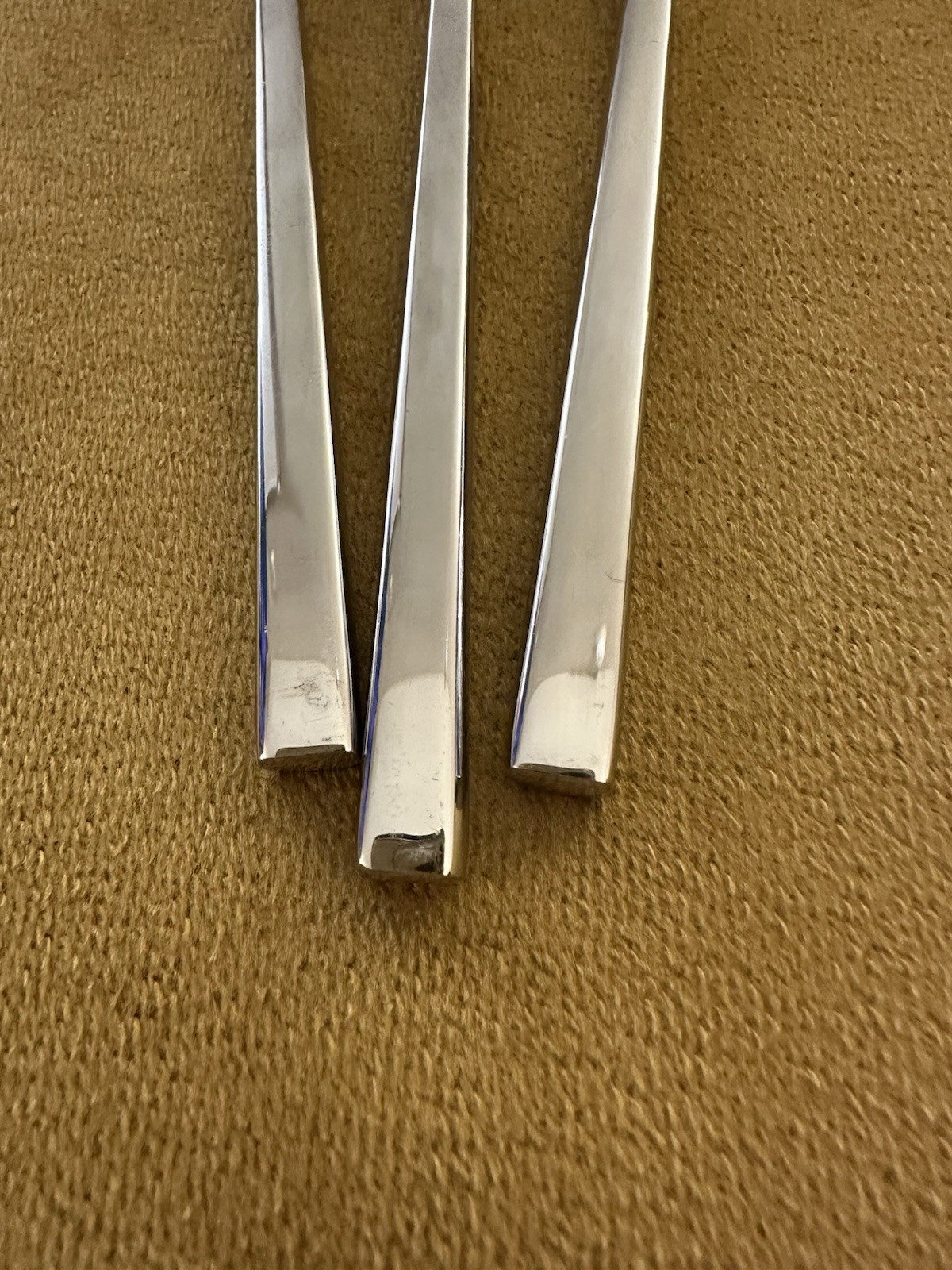 (3) DINNER FORKS Cambridge Chop Conversation 18/10 Stainless **MINT** thumbnail 5