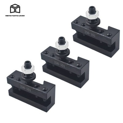 3 Pack AXA 250-101 Quick Change Tool Post Turning & Facing Holder For Lathe CNC