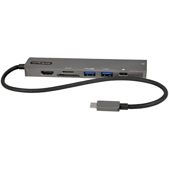 StarTech.com USB-C Multiport Adapter Hub USB-C to 4K 60Hz HDMI Gigabit Ethernet