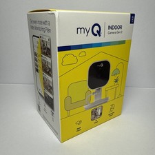 myQ Indoor Plug-in Security Camera Gen 2   2K Smart Wi-Fi Camera with Night V...