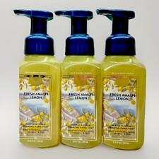 LOT OF 3 Fresh Lemon Amalfi  Bath & Body Work...