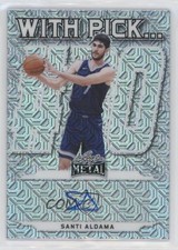 2021-22 Leaf Metal With Pick…Auto Silver Mojo Santi Aldama #WP-SA1 Auto 8d2