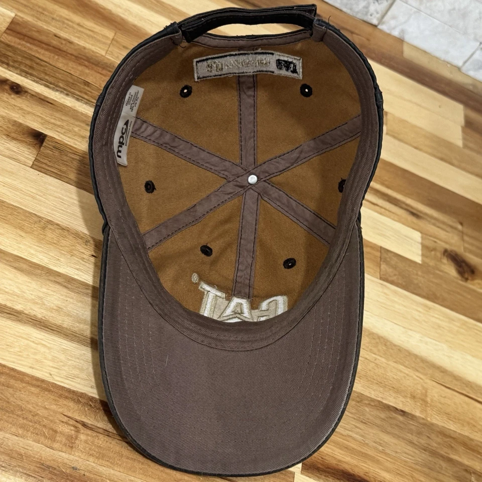 CAT Wagner Equipment Co USA Flag Black Workwear Dad Hat Adjustable Cap - Image 3 of 4