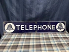 1939 Original Bell System Telephone Porcelain Sign  Vintage     S2