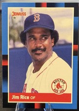 JIM RICE - 1988 DONRUSS #399 - RED SOX