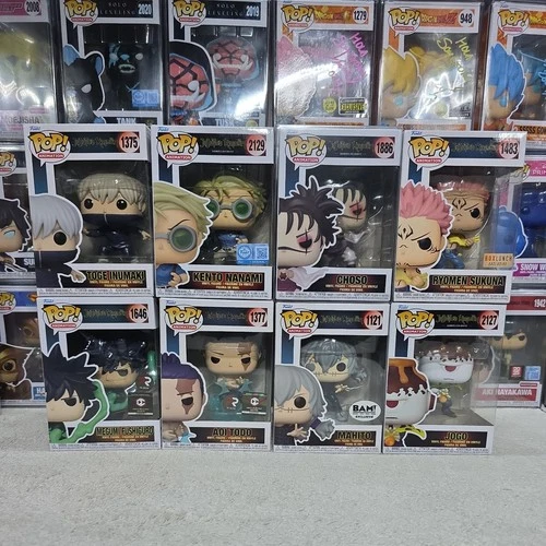 Jujutsu Kaisen Funko Pop Lot  of 8