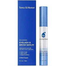 Terez & Honor Enjancing Eyelash & Brow Serum 0.1 oz 3ML New with box Sealed